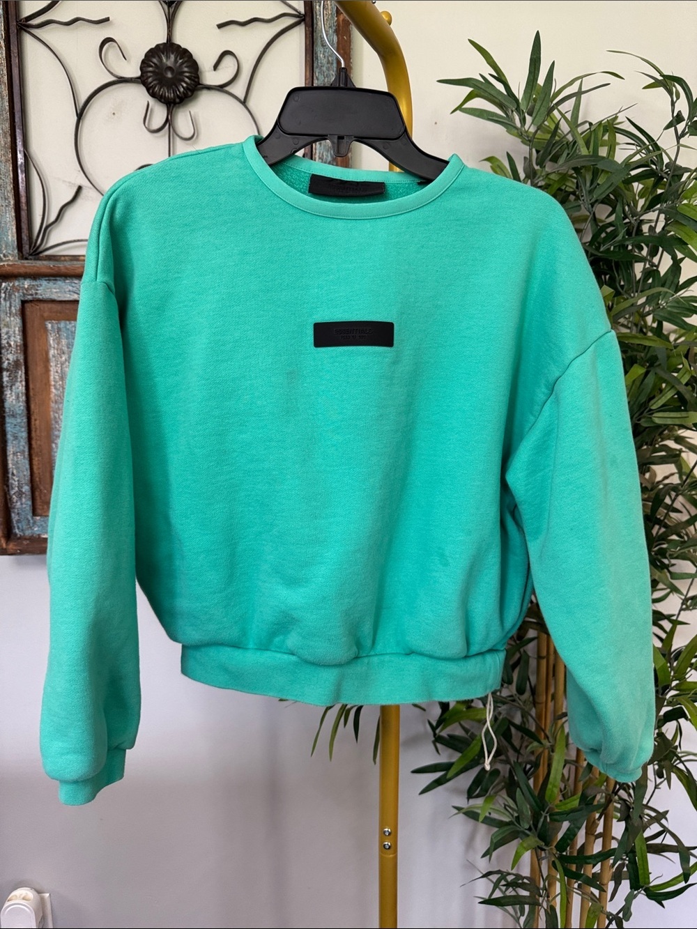 Fear of God Turquoise Crewneck Sweatshirt with pockets 12 - Picture 7 of 16